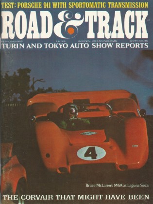 ROAD & TRACK 1968 FEB - CORVAIR CONCEPTS, GIULIA